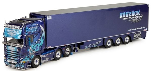 TEK70878 - SCANIA R13 Topline mit Halbkühlschrank 3 Achsen KONZACK - 1