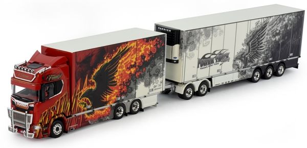 TEK72255 - SCANIA S-Serie Highline-Träger mit Kombidolly und Kühlanhänger Transportiert RISTIMAA - 1