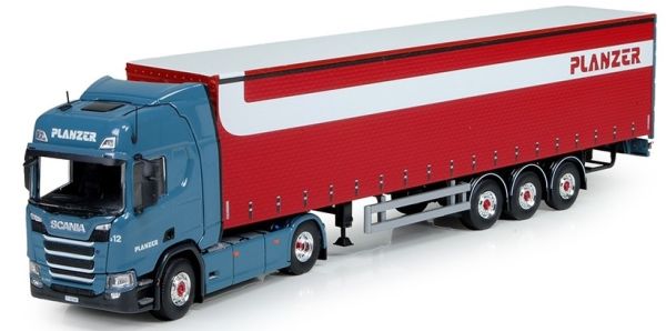 TEK73376 - SCANIA R Highline 4x2 mit PLANZER 3-Achs-Auflieger - 1