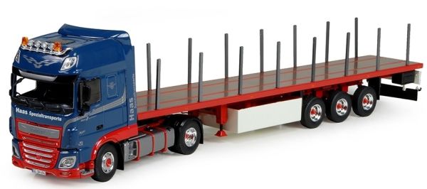 TEK75120 - DAF XF116 4x2 und Haas Spezialtransporte Tieflader - 1