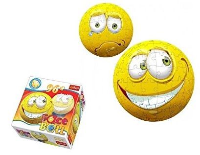 TRF60204 - 96-teiliges 3D-Puzzle Gelber Smiley - 1