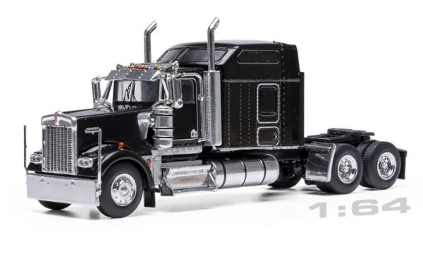 IXO64TR014B - KENWORTH W900 Sleeper Cab 6x4 1990 Schwarz - 1