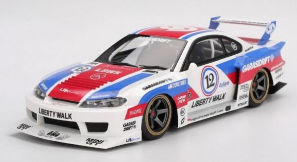 TS0635 - NISSAN Silvia S15 Super Silhouette garasidrift #12 2025 Weiß - 1