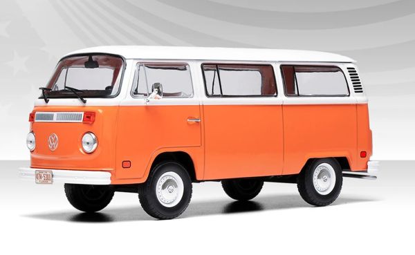 IXO-U24RDC002 - VOLKSWAGEN Bus 1974 Orange und Weiß - 1