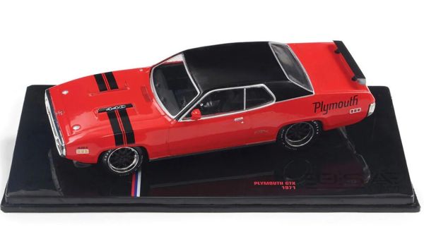 IXO-U43RDC005 - 1971 Plymouth GTX Rot – Rallye Rot – USA Edition - 1