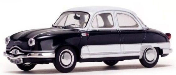 VIT23595 - PANHARD Dyna Z12 Grand Standing 1957 schwarz und weiß - 1