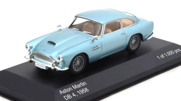 WBX150 - ASTON MARTIN DB4 1958 blaues Metall - 1