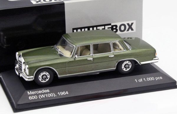 WBX176 - MERCEDES BENZ 600 (W100) 1964 Metallic-Grün - 1