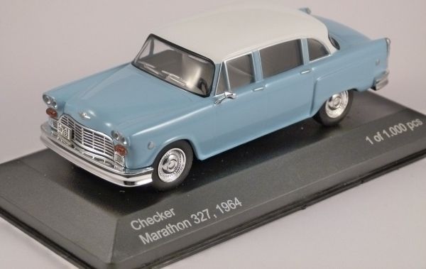 WBX202 - CHECKER Marathon 327 1964 blauer Himmel weißes Dach - 1