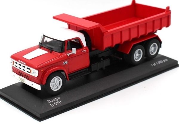 WBX203 - DODGE D 950 Kipper 1974 rot - 1