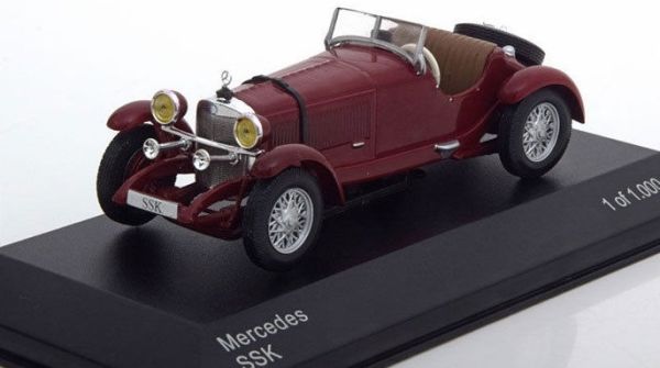 WBX204 - MERCEDES BENZ SSK 1928 Cabriolet offen rot - 1