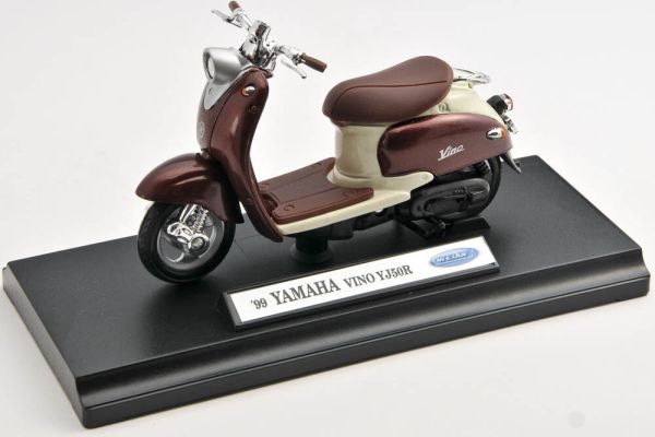WEL12142 - 1999er Yamaha Vino YJ50R, Metallic-Braun und Creme - 1