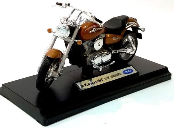 WELK19660PW - Motorrad KAWASAKI Vulcan 1500 2002 Mean Streak metallic braun - 1