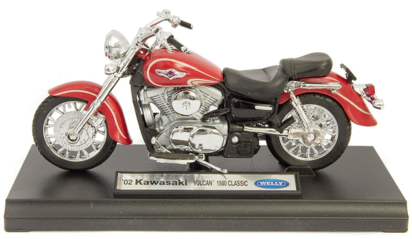 WELK19660PWC - Motorrad KAWASAKI Vulcan 1500 2002 Classic rot - 1