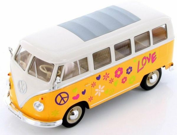 WEL22095A3-W - VOLKSWAGEN T1 1963 gelb und weiß - 1