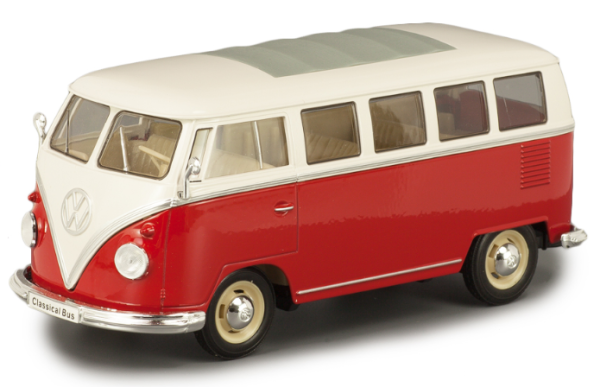 WEL22095W - VOLKSWAGEN T1 Kleinbus 1963 rot und weiß - 1