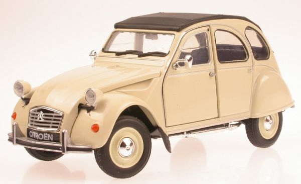 WEL24009A-W - CITROEN 2 CV-Creme - 1