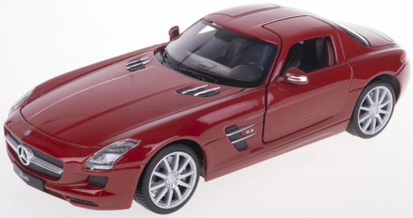 WEL24025W - MERCEDES BENZ SLG AMG 6.3 2010 bordeaux - 1