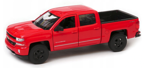 WEL24083W - CHEVROLET Silverado Pickup mit Doppelkabine 2017 rot - 1