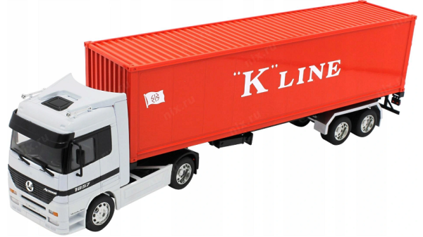 WEL32281K-W - MERCEDES BENZ 1857 4x2 Actros und K-LINE Containeranhänger - 1