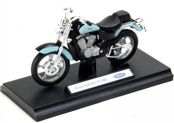 WELH19660PWJ - Motorrad HONDA Shadow VT1100c blau und schwarz - 1