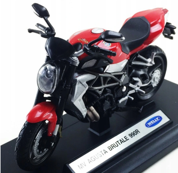WELMV19660PW - Motorrad MV AGUSTA Brutale 990R rot schwarz grau - 1