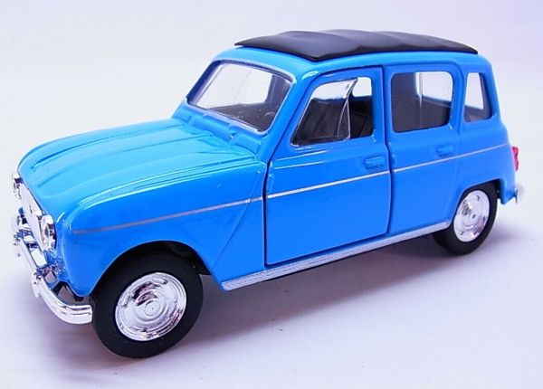 WELRE49720WG - RENAULT 4L 1961 blaues Reibungsmodell - 1