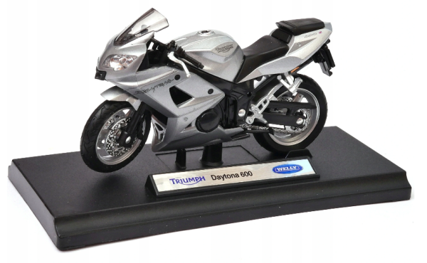 WELTR19660PWE - Motorrad TRIUMPH Daytona 600 Metallic-Grau - 1