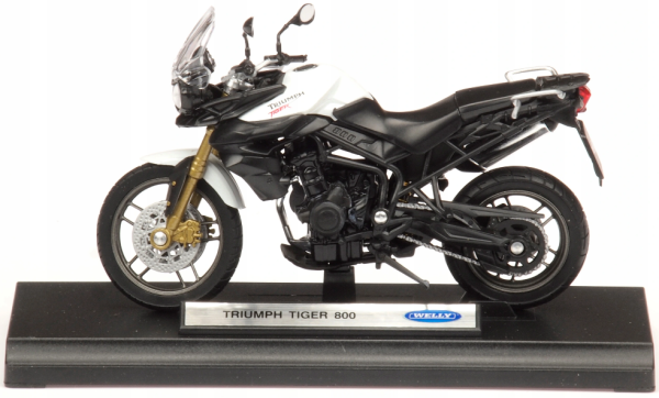 WELTR19660PWH - Motorrad TRIUMPH Tiger 800 weiß und schwarz - 1
