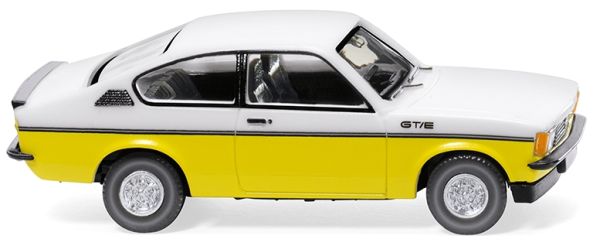 WIK022902 - OPEL Kadett C Coupé GT/E Weiss und Gelb - 1