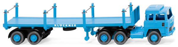 WIK051846 - MAGIRUS 235D 6x4 mit Klockner 2-Achs-Halbpritsche - 1