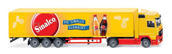 WIK053706 - MERCEDES BENZ Actros 4x2 mit Halbplane 3 Achsen Sinalco - 1