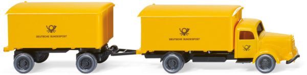 WIK055001 - MERCEDES BENZ L5000 4x2 Forwarder mit Anhänger 2 Achsen - 1