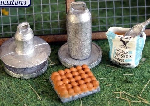 WM071 - Zubehör und Futter für Geflügel - In Miniatur - 1