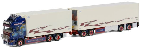 WSI01-1094 - SCANIA R Highline 6x2 Forwarder Kühlschrank Kombi Anhänger - 1
