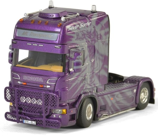WSI01-1809 - SCANIA R09 Topline 4x2 der silberne Surfer Transport Lengler - 1