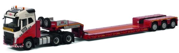 WSI01-1996 - VOLVO FH4 Globetrotter 6x4 mit 3-Achs Nooteboom Tieflader-Anhänger von SITCA - 1