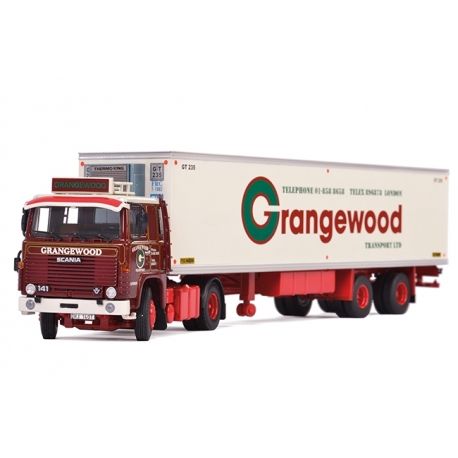 WSI01-2108 - SCANIA 141 Mit GRANGEWOOD 2-Achs-Kühlanhänger - 1