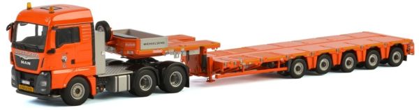 WSI01-2466 - MAN TGW XLX 6x4 Michielsens mit Nooteboom MCO PX Semi-Tieflader - 5 Achsen - 1