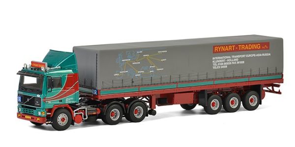 WSI01-2680 - VOLVO F12 mit RYNART TRADING 3-Achs-Planenanhänger - 1