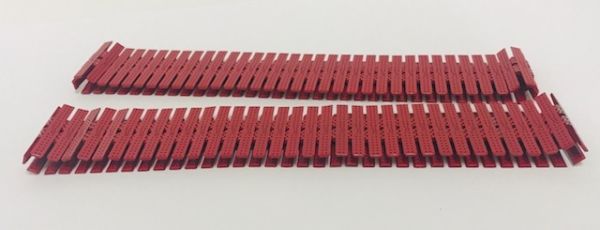 YCC522-2 - Schienensatz für Kran LIEBHERR LR 1600 Rot RAL 3002 - 1