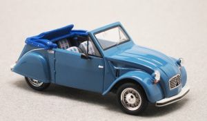 FRANS0018 - CITROEN 2CV Sarhy offenes Cabriolet 1954 blau - Limitiert auf 250 Ex.