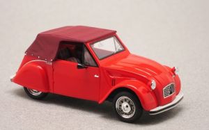 FRANS0019 - CITROEN 2CV Sarhy geschlossenes Cabriolet 1954 rot - Limitiert auf 250 Ex.