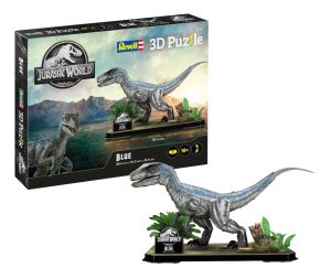 REV00247 - 57-teiliges 3D-Puzzle – JURASSIC WORLD – Blau