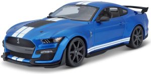 MST31388 - 2020 Ford Mustang Shelby GT500, Blau mit weißen Streifen