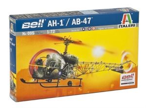 ITA0095 - BELL AH-1 / AB-47 Militärhubschrauber zum Zusammenbauen und Lackieren