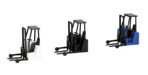 HER053860-002 - Gabelstapler, weiß, blau und schwarz – 3 Teile