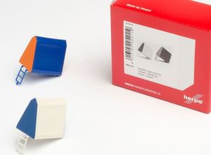 HER054119 - Dachzelt für Trabant und Wartburg – 2-teilig orange und blau – 2-teilig blau und weiß