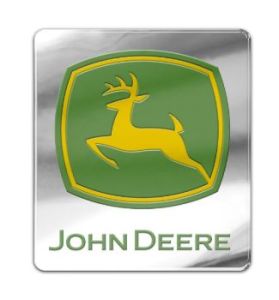 MCWCF0890321 - Graues John Deere Autoemblem