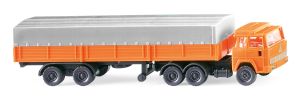 WIK095611 - MAGIRUS 6x4 mit 2-Achs-Anhänger Orange